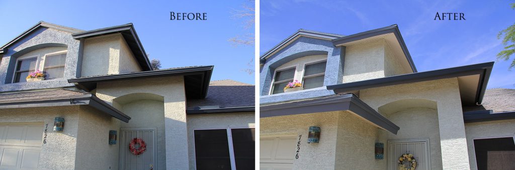 Before and After Siding